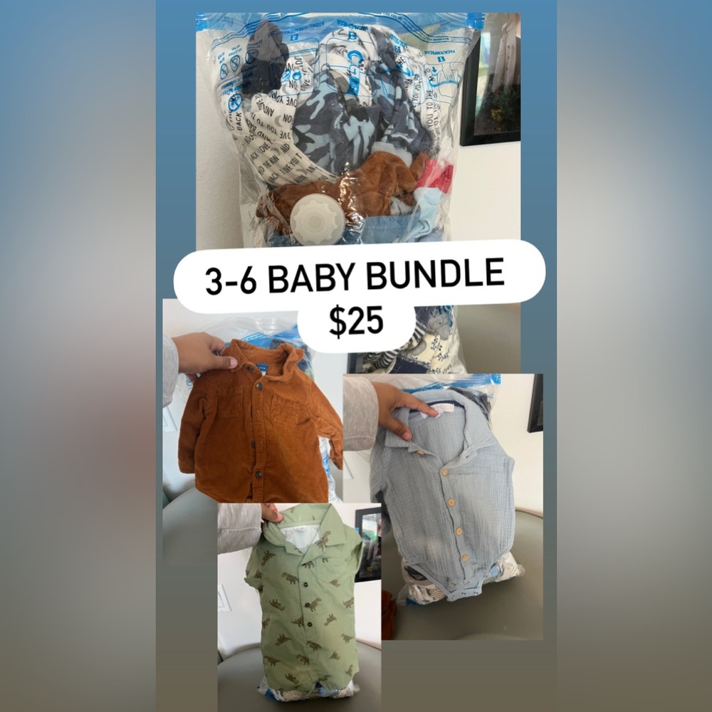 3-6 baby boy clothing